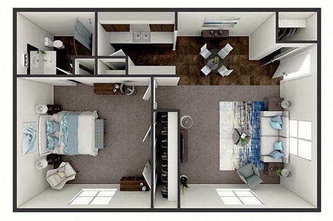 The Sebastian at Lillian Crossroads A1 Floor Plan